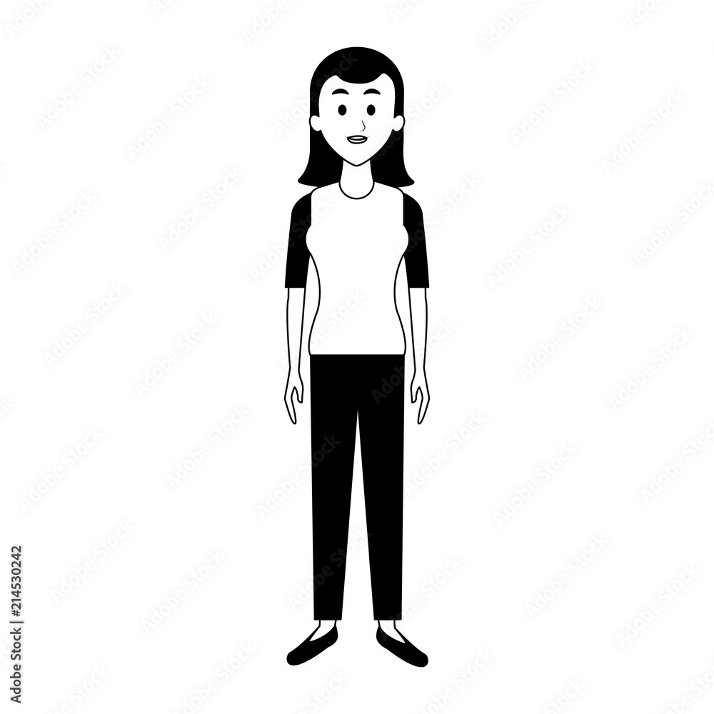 Executive businesswoman cartoon vector illustration graphic design