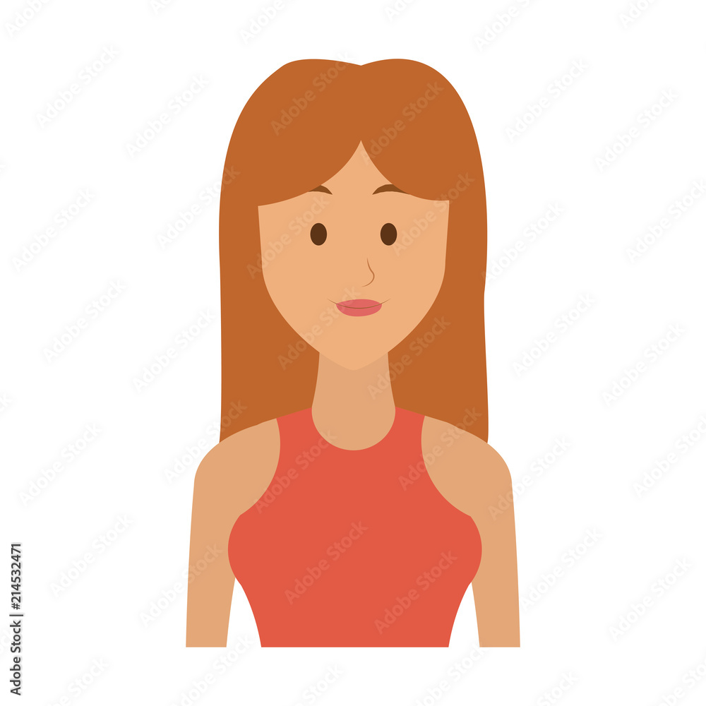 Young woman with casual clothes cartoon vector illustration graphic design Young woman with casual clothes cartoon vector illustration graphic design
