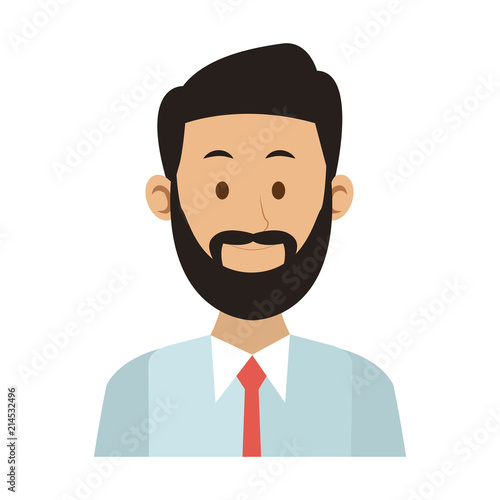 Executive businessman cartoon vector illustration graphic design