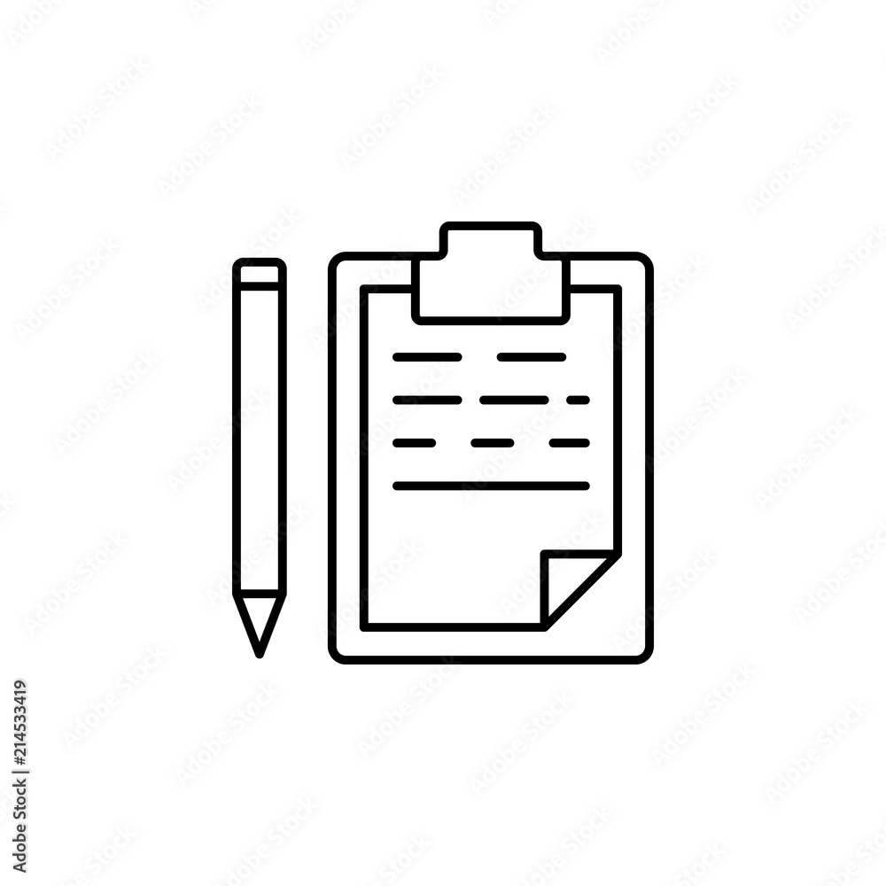 writing on paper icon. Element of sturt up icon for mobile concept and web apps. Thin line writing on paper icon can be used for web and mobile writing on paper icon. Element of sturt up icon for mobile concept and web apps. Thin line writing on paper icon can be used for web and mobile