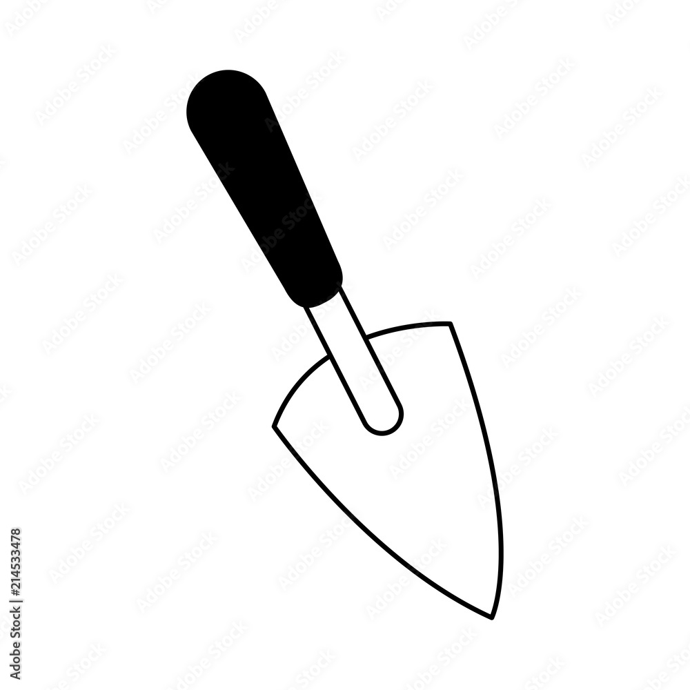Spatula construction tool vector illustration graphic design Spatula construction tool vector illustration graphic design
