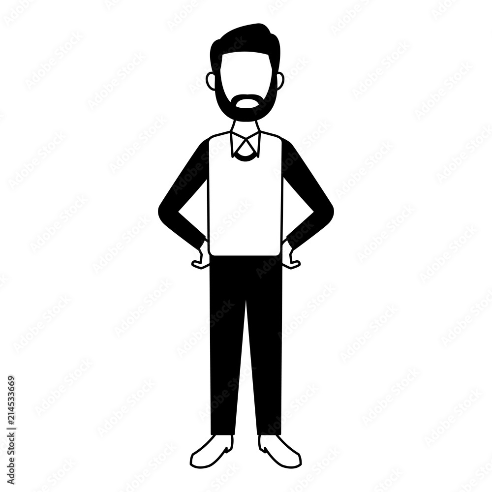 Young man with casual clothes cartoon vector illustration graphic design Young man with casual clothes cartoon vector illustration graphic design