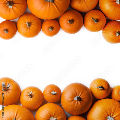 Many orange pumpkins