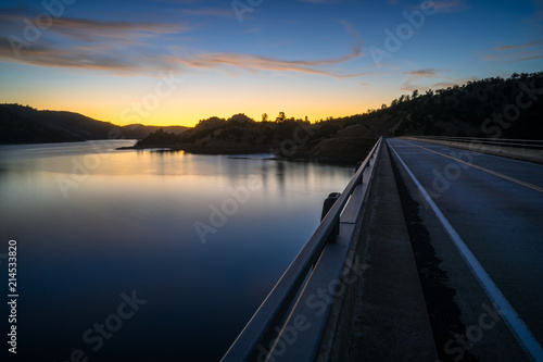 Don Pedro Reservoir and Jacksonville Road Bridge, Post Sunset