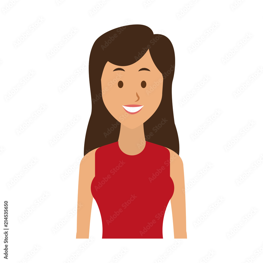 Young woman with casual clothes cartoon vector illustration graphic design Young woman with casual clothes cartoon vector illustration graphic design