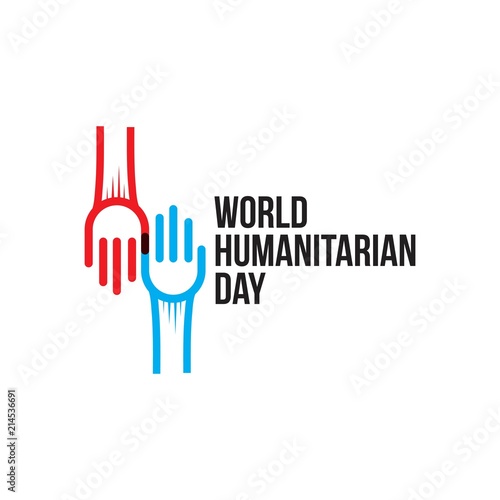World Humanitarian Day Vector Template Design Illustration