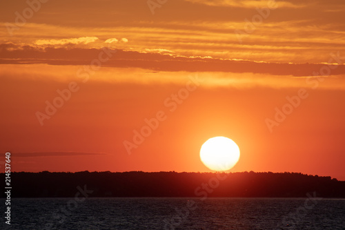 Sunrise Sunset over Lake Champlain