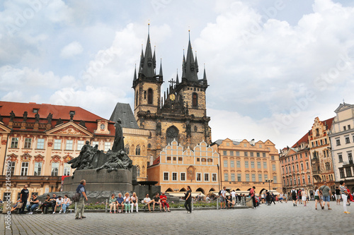 Old town square in Prague, Czech Republic
