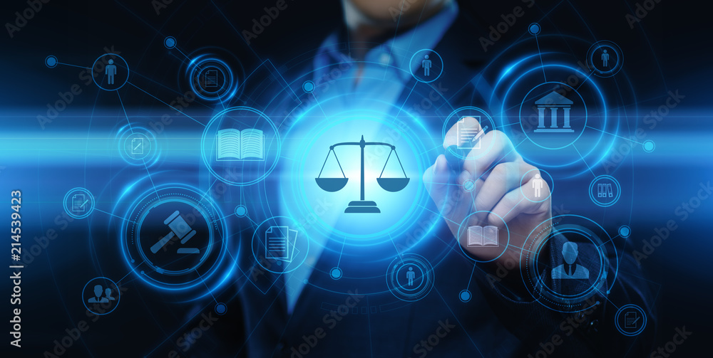 Labor Law Lawyer Legal Business Internet Technology Concept Labor Law Lawyer Legal Business Internet Technology Concept