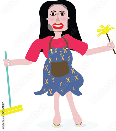 cleaning lady