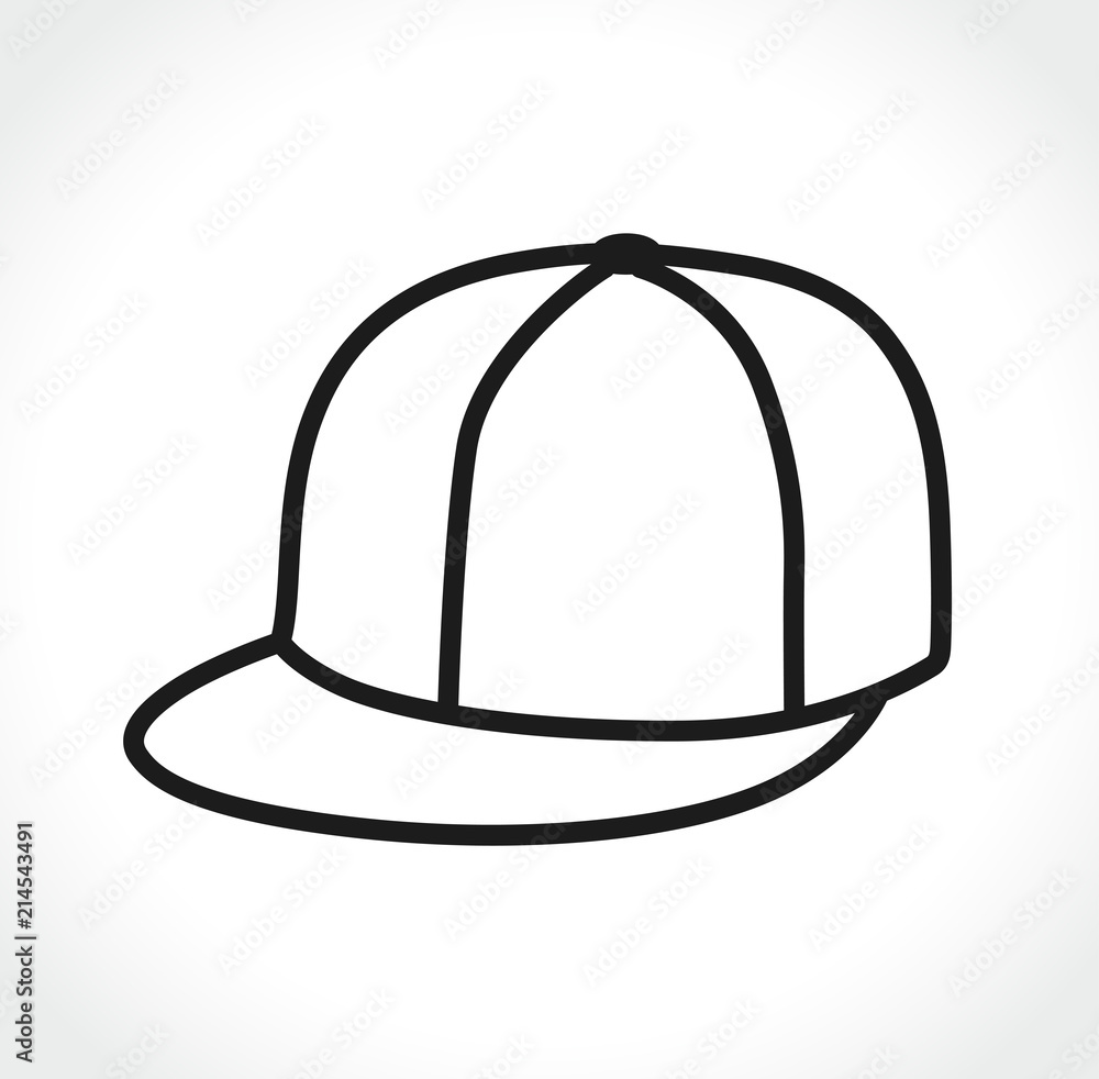 cap icon on white background cap icon on white background