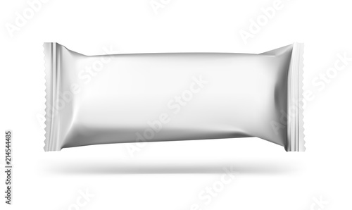 Flow pack with realistic transparent shadows isolated on white background. Vector illustration ready for your design. EPS10.