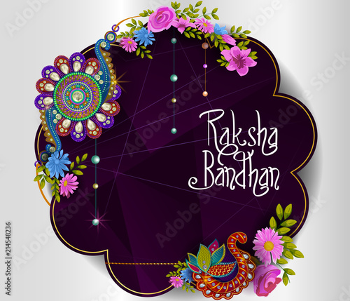 Elegant Rakhi for Brother and Sister bonding in Raksha Bandhan festival from India