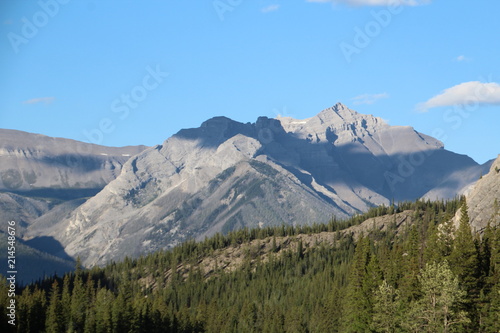 Shadow On The Mountains, Banff National Park, Alberta