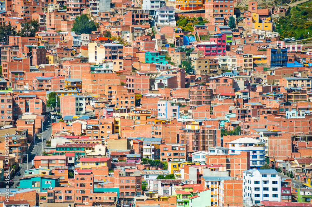 La Paz city, Bolivia