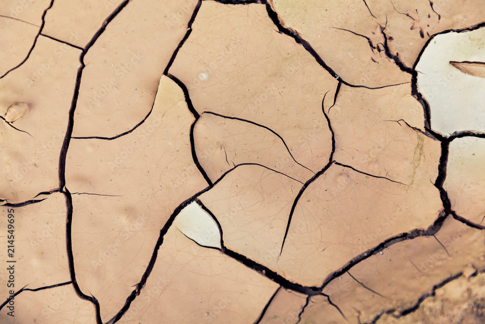 Cracked ground in drought. Soil texture and dry mud. Cracked ground in drought. Soil texture and dry mud.