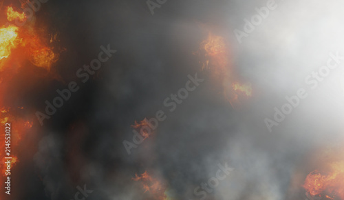 fire flames background 3d-r...