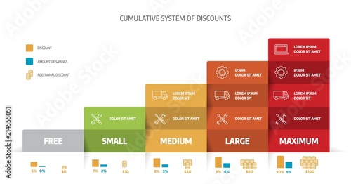 Web pricing table template for business plan. Comparison of services.