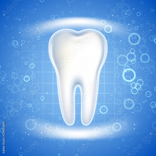 Dental care Tooth Icon. Graphic concept for your design