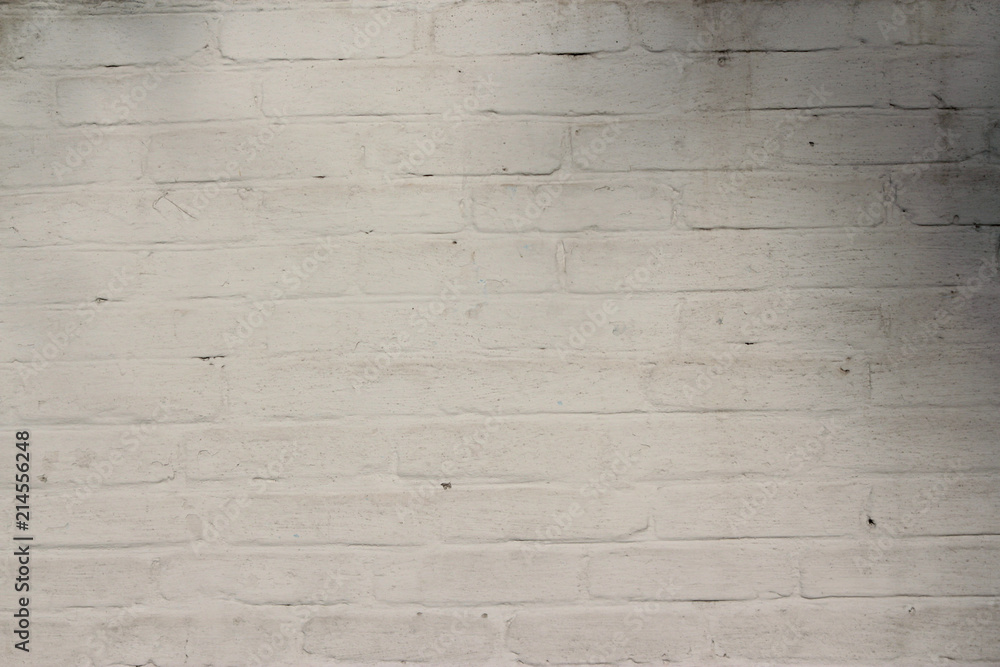 Fototapeta premium background texture of old wite painted brick wall 