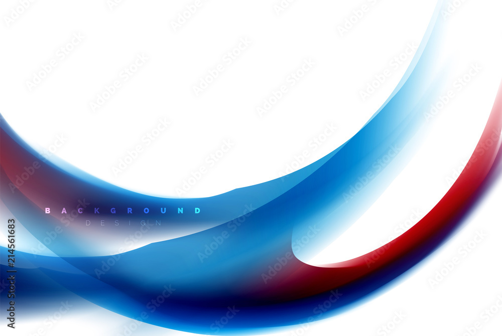 Obraz premium Holographic fluid colors flow, colorful liquid mixing colours motion concept