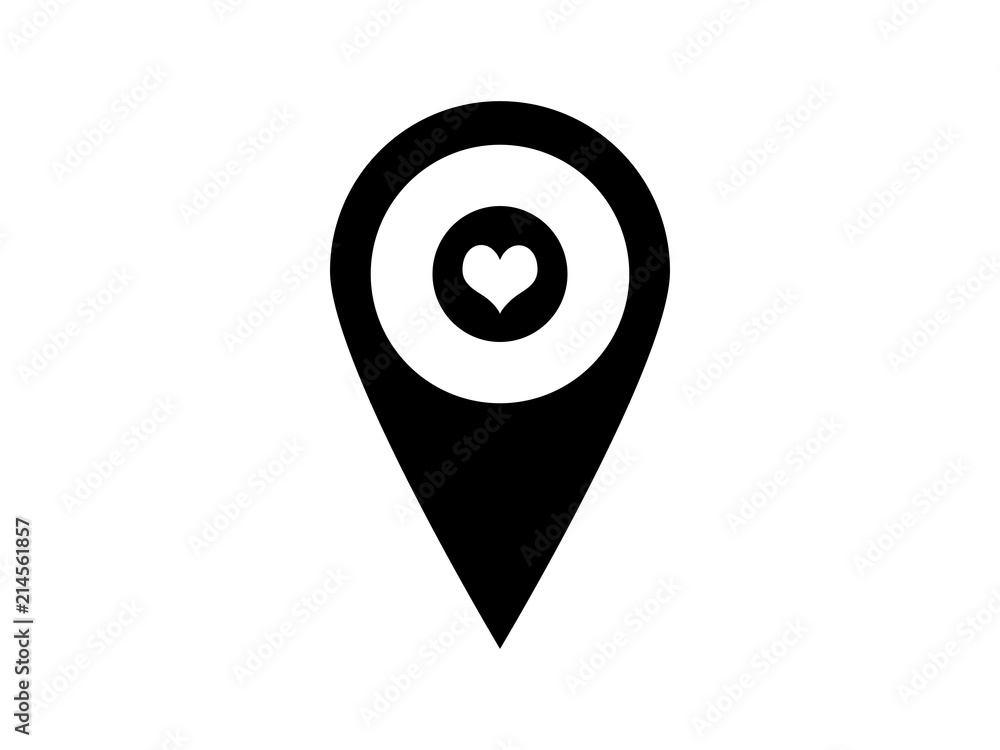 Black map pin, Black map pin,