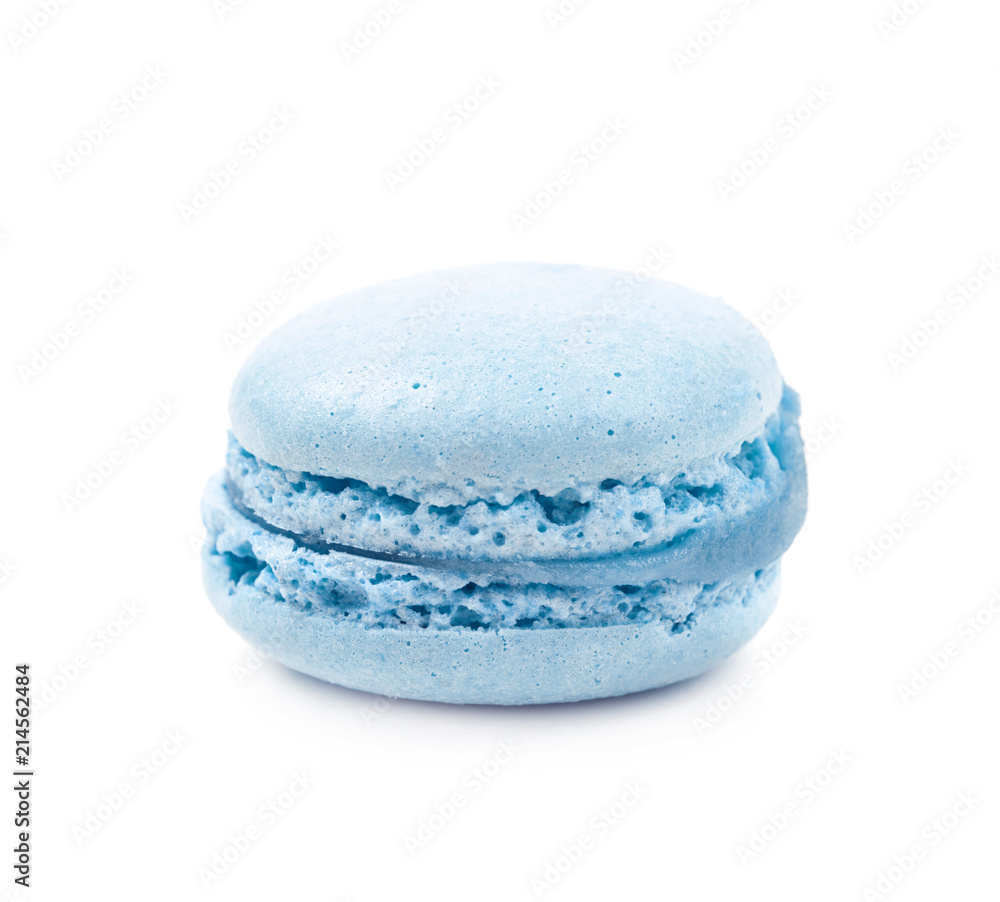 Single macaron cookie isolated Single macaron cookie isolated