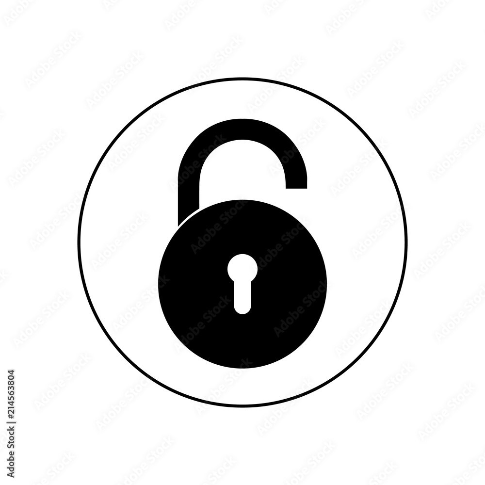Lock icon, logo Lock icon, logo