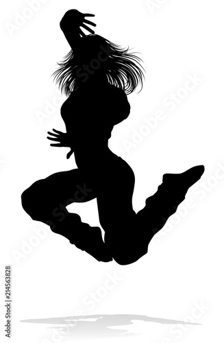 Street Dance Dancer Silhouette photo