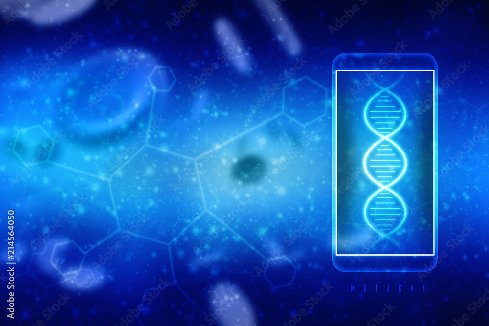 2d render of dna structure, abstract background 2d render of dna structure, abstract background