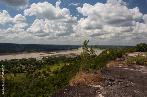 Phatam National Park with Mekong river in Thailand photo