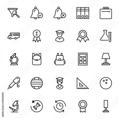 Flat icon set