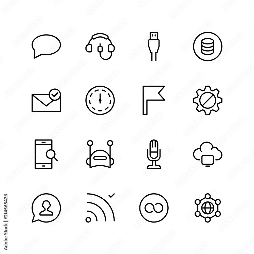 Network flat icon Network flat icon