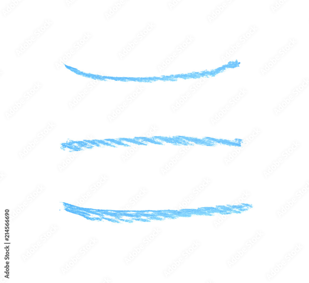 Hand drawn line isolated Hand drawn line isolated