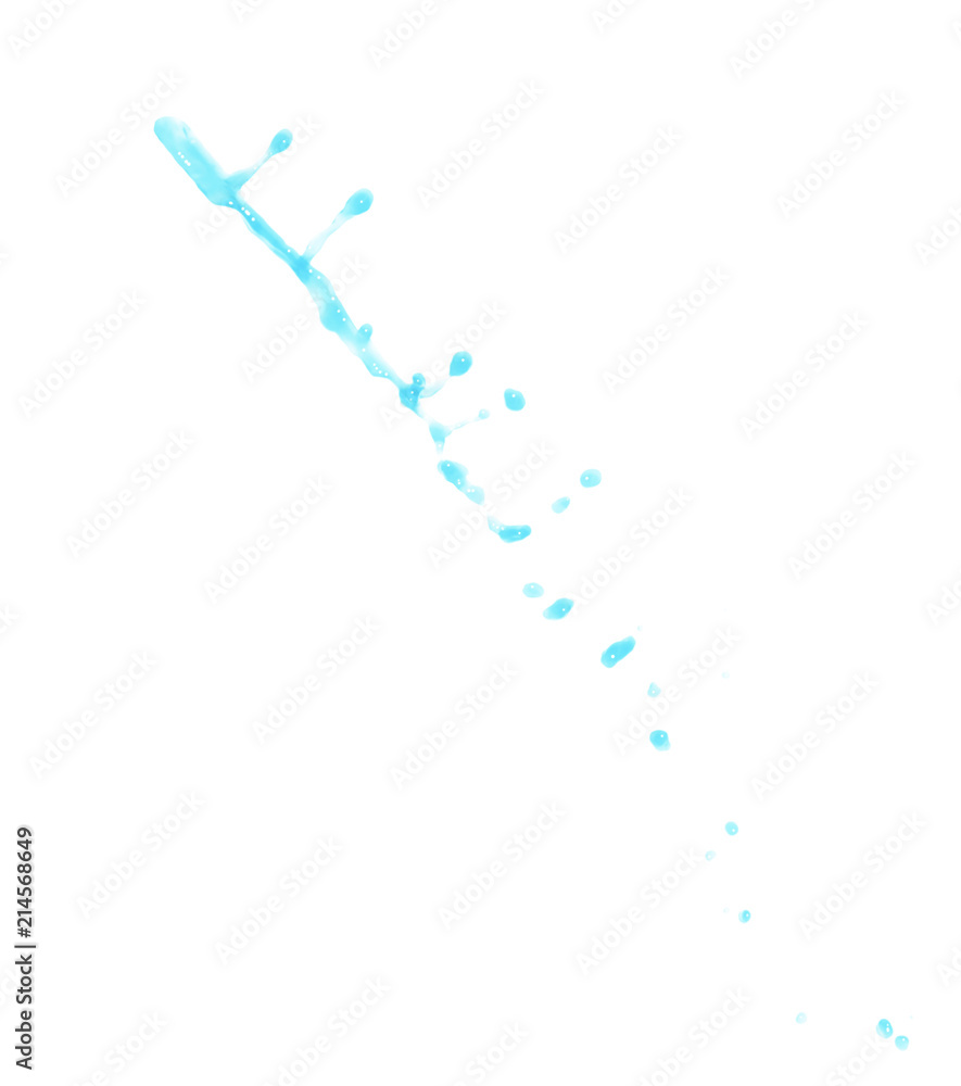 Splash of liquid in motion isolated Splash of liquid in motion isolated