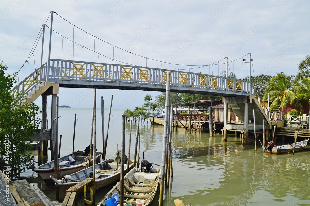 the fisherman village at Malaccca, Malaysia