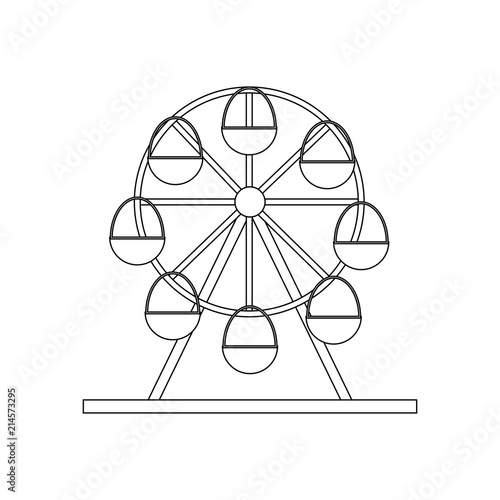 Ferris wheel illustration