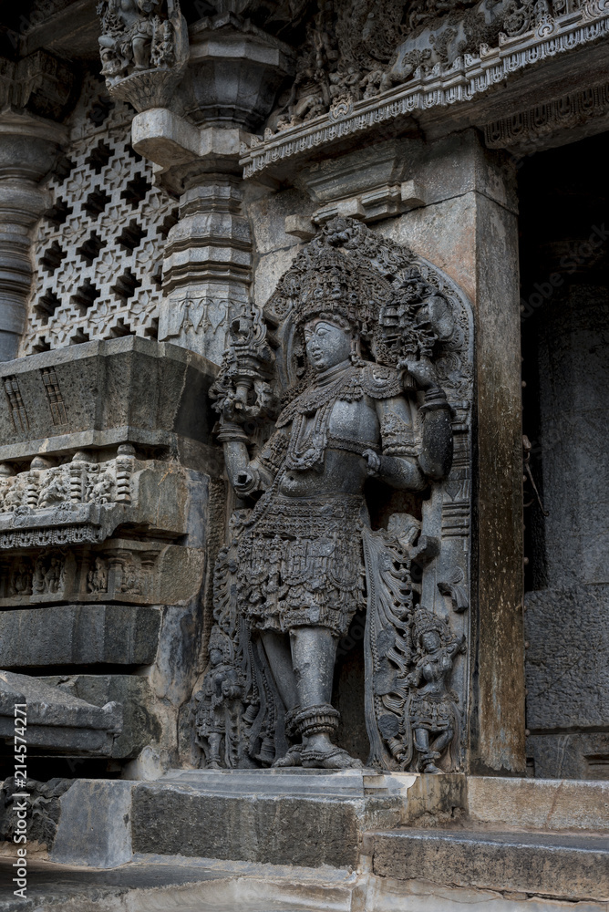 Hoysala architecture, It is known that the famous temple derived its name from the King Vishnuvardhana Hoysaleswara, who built the temple.