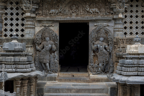 Hoysala architecture, It is known that the famous temple derived its name from the King Vishnuvardhana Hoysaleswara, who built the temple. photo