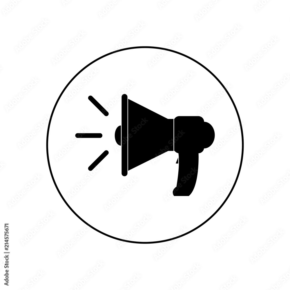 Loudspeaker icon, logo Loudspeaker icon, logo