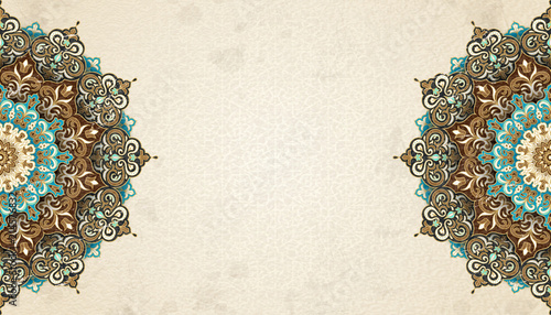 Exquisite arabesque background