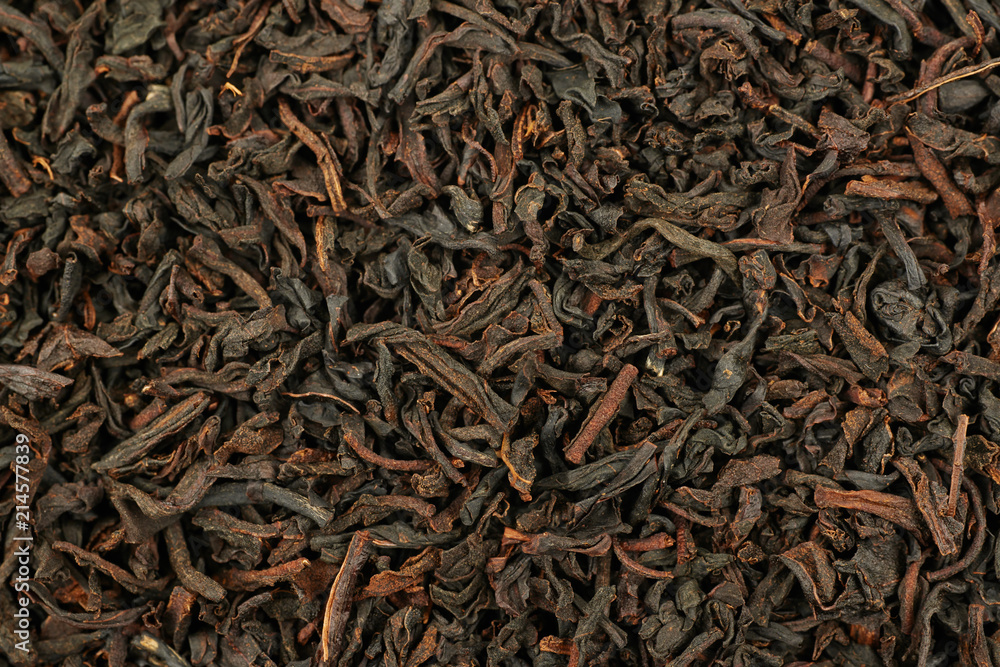 Surface covered with tea leaves Surface covered with tea leaves