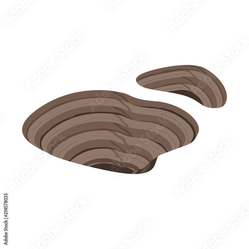 Mine and Mining Mineral Industry geology Landscape Vector