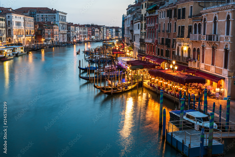 Venice. Grand Canal at twilight