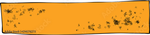 Metal Dirty Hand drawn banner