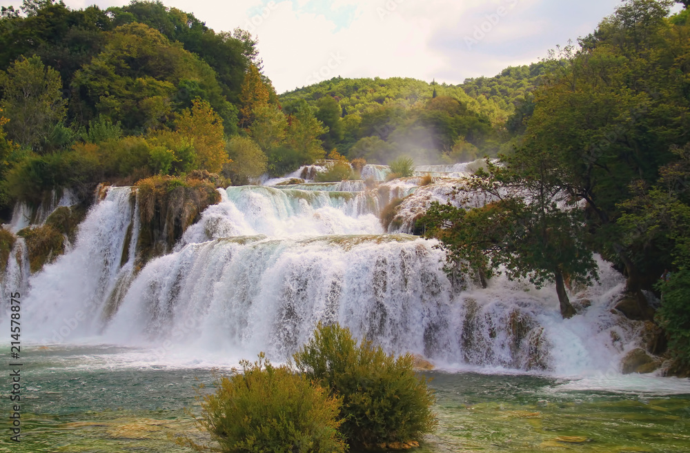 Huge waterfall Huge waterfall