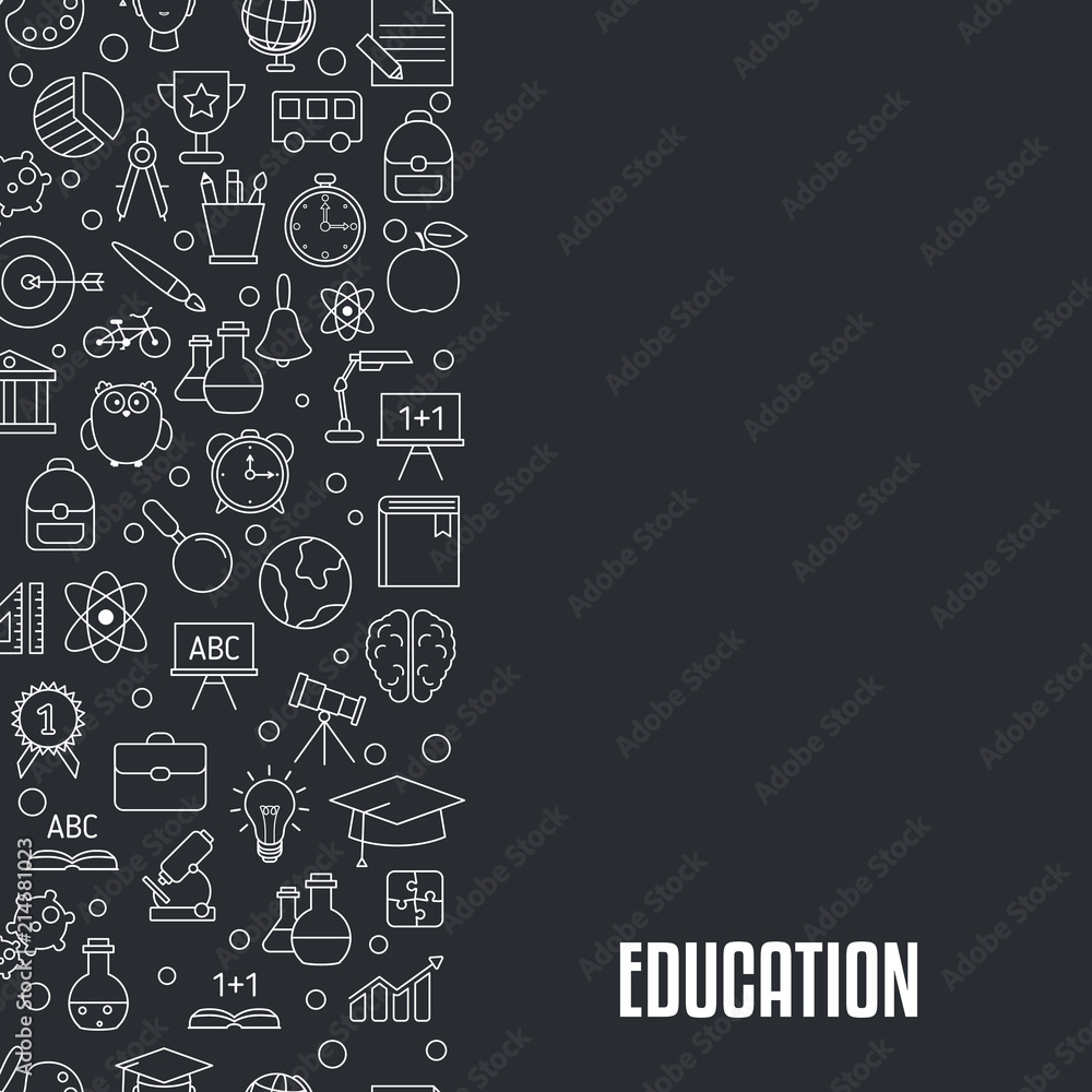 Education design concept. Education design concept.