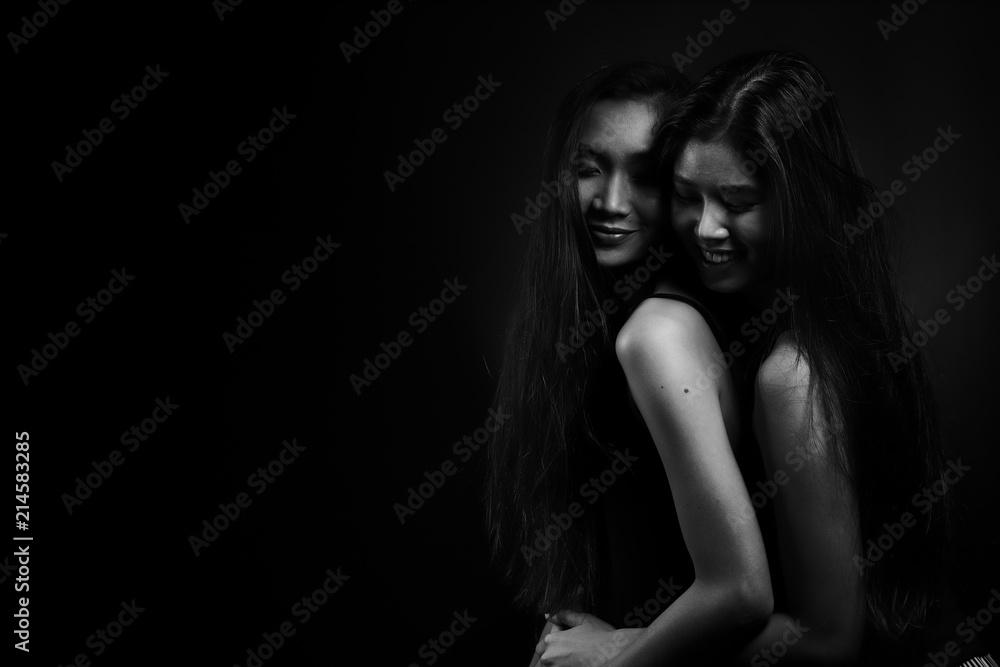desperate woman try to touch each other to understand feeling down desperate woman try to touch each other to understand feeling down