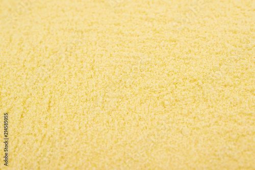 Surface coated with the corn flour photo