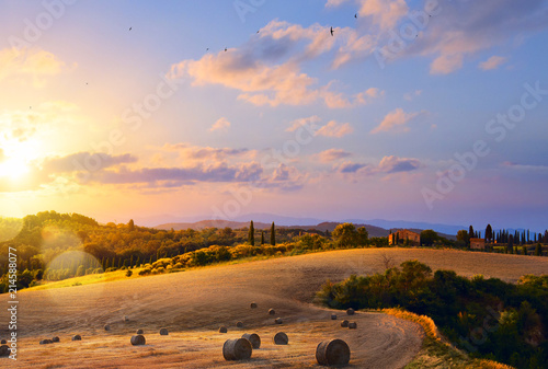 Tuscany, Italy. summer countryside Landscape © Konstiantyn